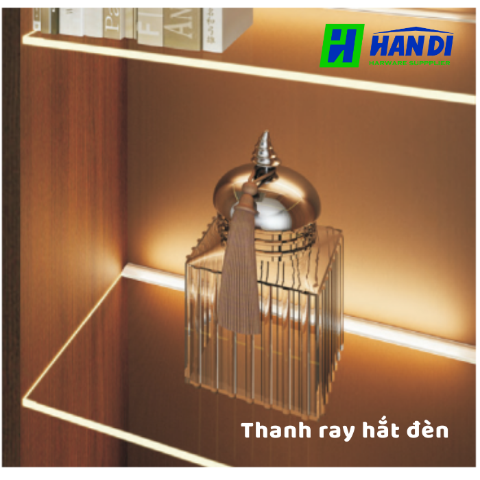 Thanh ray hắt đèn dành cho đợt kính 10x10mm