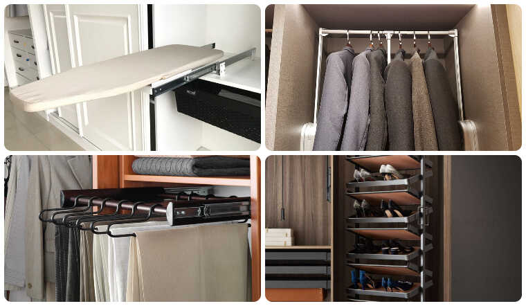 phụ kiện tủ áo thông minh