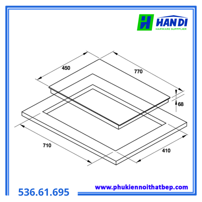 Bếp điện từ hồng ngoại HAFELE HC-M772D 536.61.695