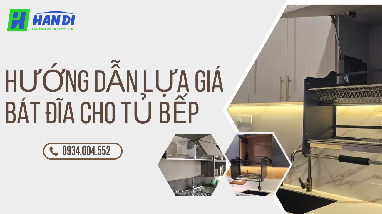 giá bát đĩa nâng hạ