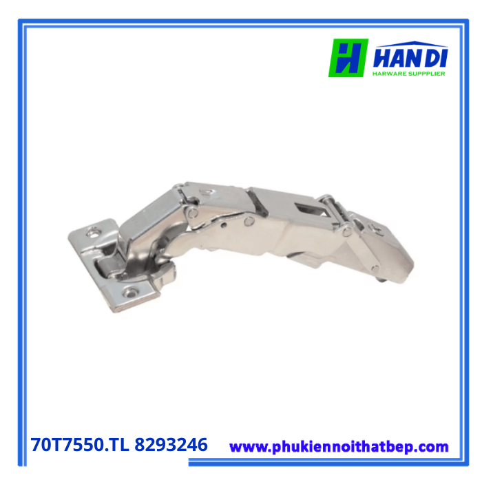 Bản lề Blum Clip top không bật góc mở 155° 70T7550.TL/70T7650.TL