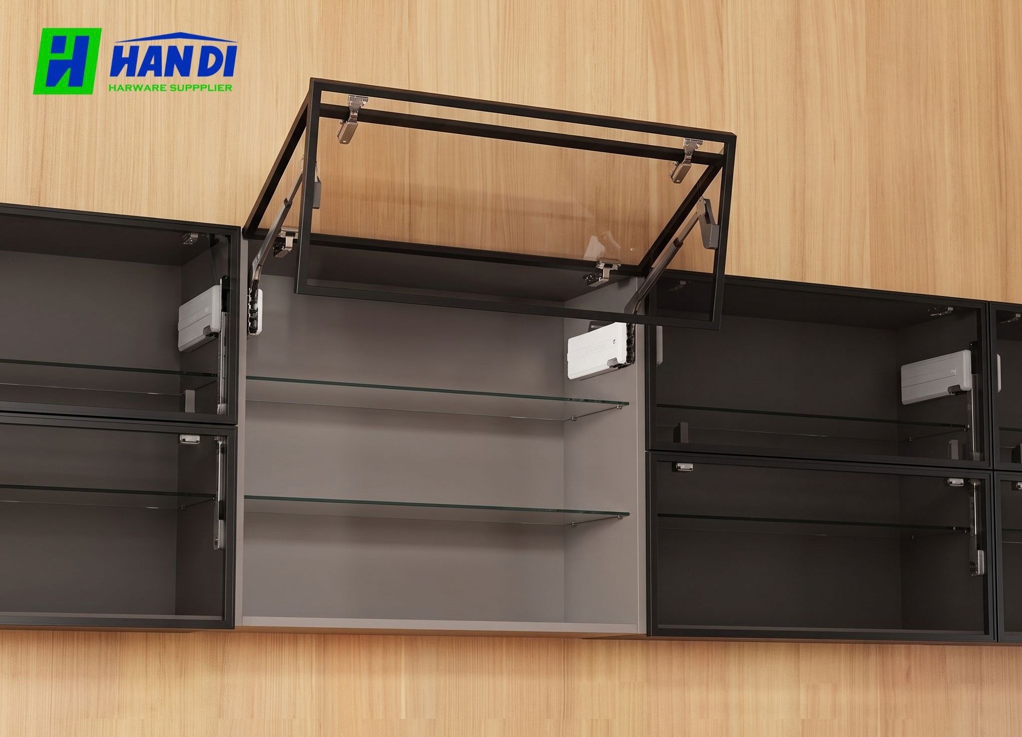 Bộ hộp lực: Giải pháp hỗ trợ nâng cánh tủ nhẹ nhàng, ổn định