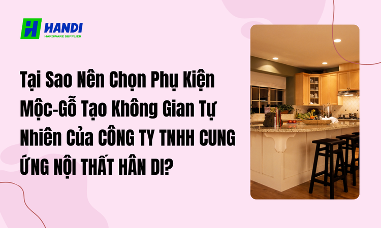 Tại Sao Nên Chọn Phụ Kiện Mộc-Gỗ Tạo Không Gian Tự Nhiên Của CÔNG TY TNHH CUNG ỨNG NỘI THẤT HÂN DI?