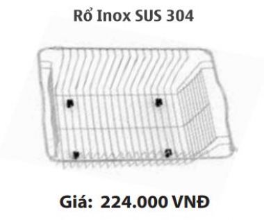 RỔ INOX SUS 304