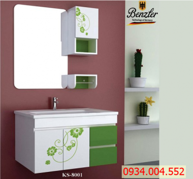 Bộ tủ chậu lavabo Benzler KS-8001