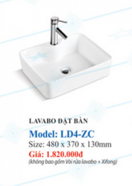 Lavabo đặt bàn Zico LD4-ZC