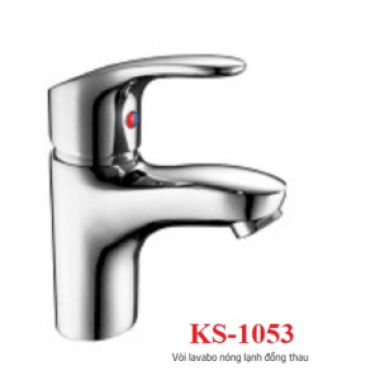 Vòi lavabo nóng lạnh đồng thau Kassani KS 1053