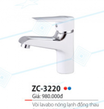 Vòi lavabo nóng lạnh Zico ZC-3220