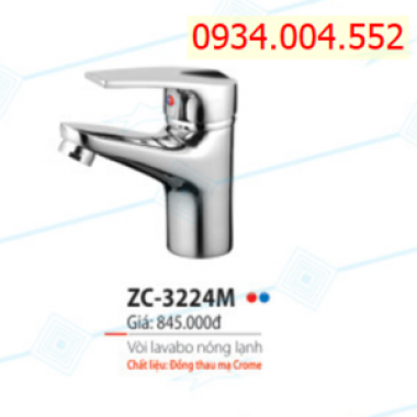 Vòi lavabo nóng lạnh Zico ZC-3224M