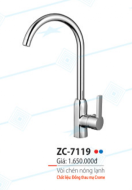 Vòi chén nóng lạnh Zico ZC-7119