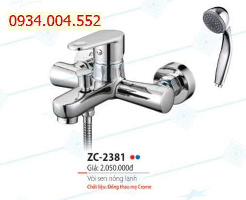 Vòi sen nóng lạnh Zico ZC-2381