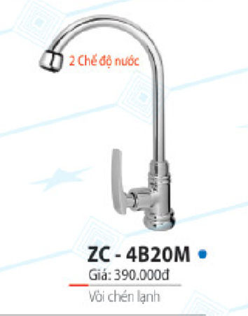 Vòi chén  lạnh Zico ZC-4B20M