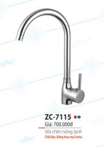 Vòi chén nóng lạnh Zico ZC-7115