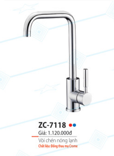 Vòi chén nóng lạnh Zico ZC-7118