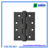 Bản lề lá 4"x3"x3mm, Inox 316 đen HAFELE 926.98.063