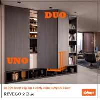 Phụ kiện trượt xếp âm BLUM REVEGO Uno, Duo