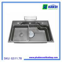 Chậu rửa 1 hố to phủ nano GARIS GS11.78