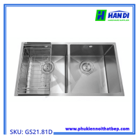 Chậu rửa 2 hố cân âm bàn đá GARIS GS21.81D