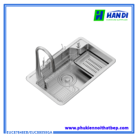 Chậu rửa bát dập liền khối Eurogold EUC87848EB, EUC88050GA