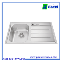 Chậu rửa chén 1 hố inox 304 MALLOCA MS 1017 NEW