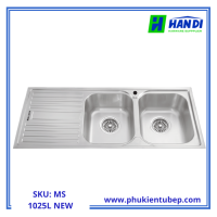 Chậu rửa chén 2 hố inox 304 MALLOCA MS 1025L NEW
