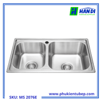Chậu rửa chén 2 hố inox 304 MALLOCA MS 2076E