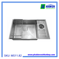 Chậu rửa có máy rửa cốc chén GARIS MS11.82