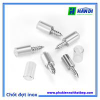 Chốt đợt inox, đầu vít bọc cao su chống trượt