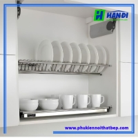 Giá bát đĩa cố định 2 tầng chữ V BV70, BV80, BV90