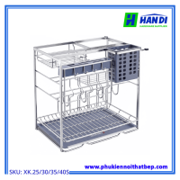 Giá đựng gia vị dao thớt GRANDX XK.25/ 30/ 35/ 40S