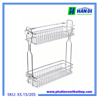 Giá đựng gia vị nan dẹt GRANDX XS.15S, XS.20S