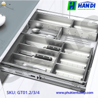 Hệ chia ngắn kéo Inox GARIS GT01.2, GT01.3, GT01.4