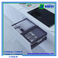 Kệ đựng bát đĩa oval hợp kim nhôm phủ nano GROB C1NNB