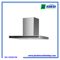 Máy hút mùi chữ T mặt kính đen EHM3190-Eurogold