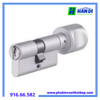 Ruột khóa 1 đầu chìa, 1 đầu vặn nhôm Hafele 916.66.582