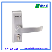 Tay nắm gạt mặt ngoài màu xám Hafele 901.02.401