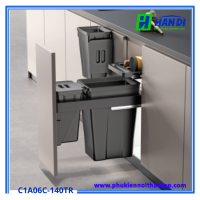 Thùng đựng rác ray âm giảm chấn C1A06C-140TR