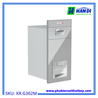 Thùng gạo mặt kính nút nhấn GRANDX XR.G302M