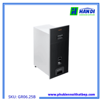 Thùng gạo mặt kính đen, 1 khoang GARIS GR06.25B