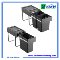Thùng rác gắn cánh giảm chấn Eurogold BR300, BR400
