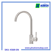 Vòi rửa chén nóng lạnh inox 304 MALLOCA K569-SN