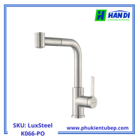 Vòi rửa chén nóng lạnh MALLOCA LuxSteel K066-PO