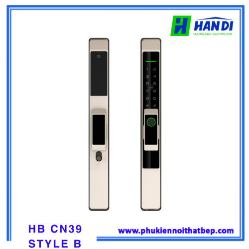 Khóa vân tay Hubert cửa nhôm HB CN39 STYLE B