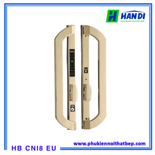 Khóa cửa điện tử cửa nhôm Hubert HB CNI8 EU