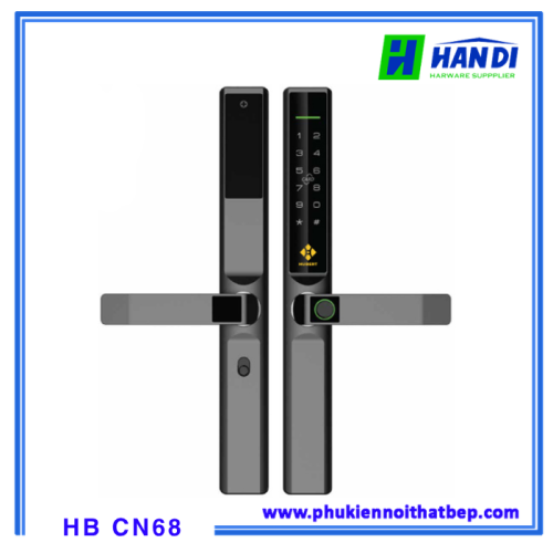 Khóa điện tử cửa nhôm Hubert HB CN68