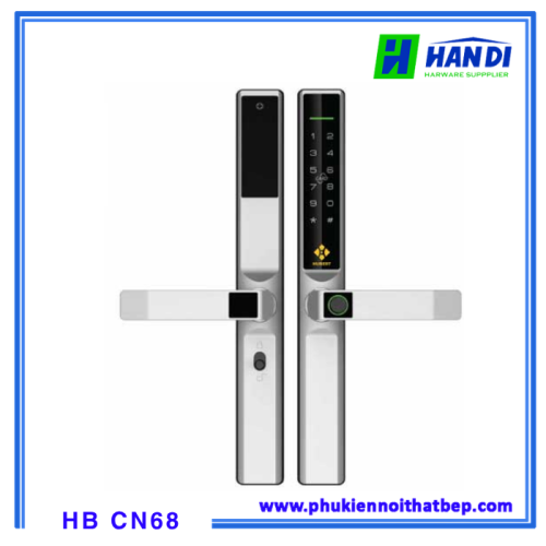 Khóa điện tử cửa nhôm Hubert HB CN68