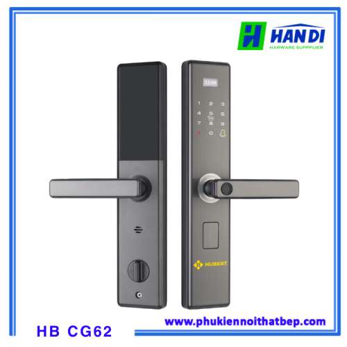Khóa điện tử cửa gỗ Hubert HB CG62
