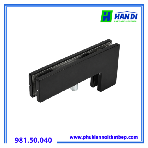Kẹp Kính Chữ L Inox Mờ Hafele 981.50.040