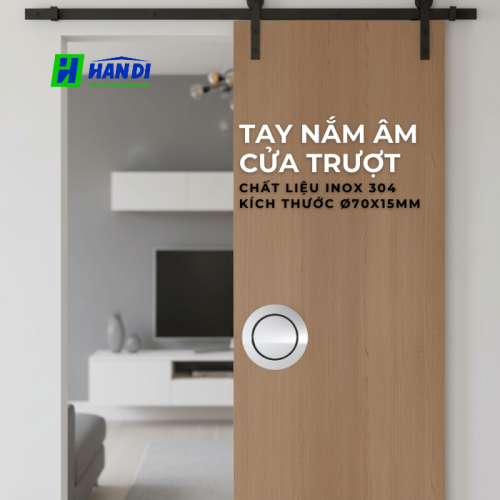 Tay nắm âm cửa trượt IMUNDEX 709.18.190 