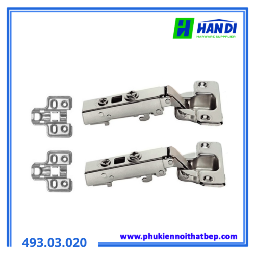 Bản lề DIY gài giảm chấn trùm ngoài HAFELE 493.03.020